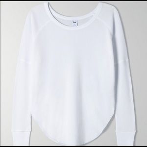 Aritzia Thermal White Long Sleeve (S)